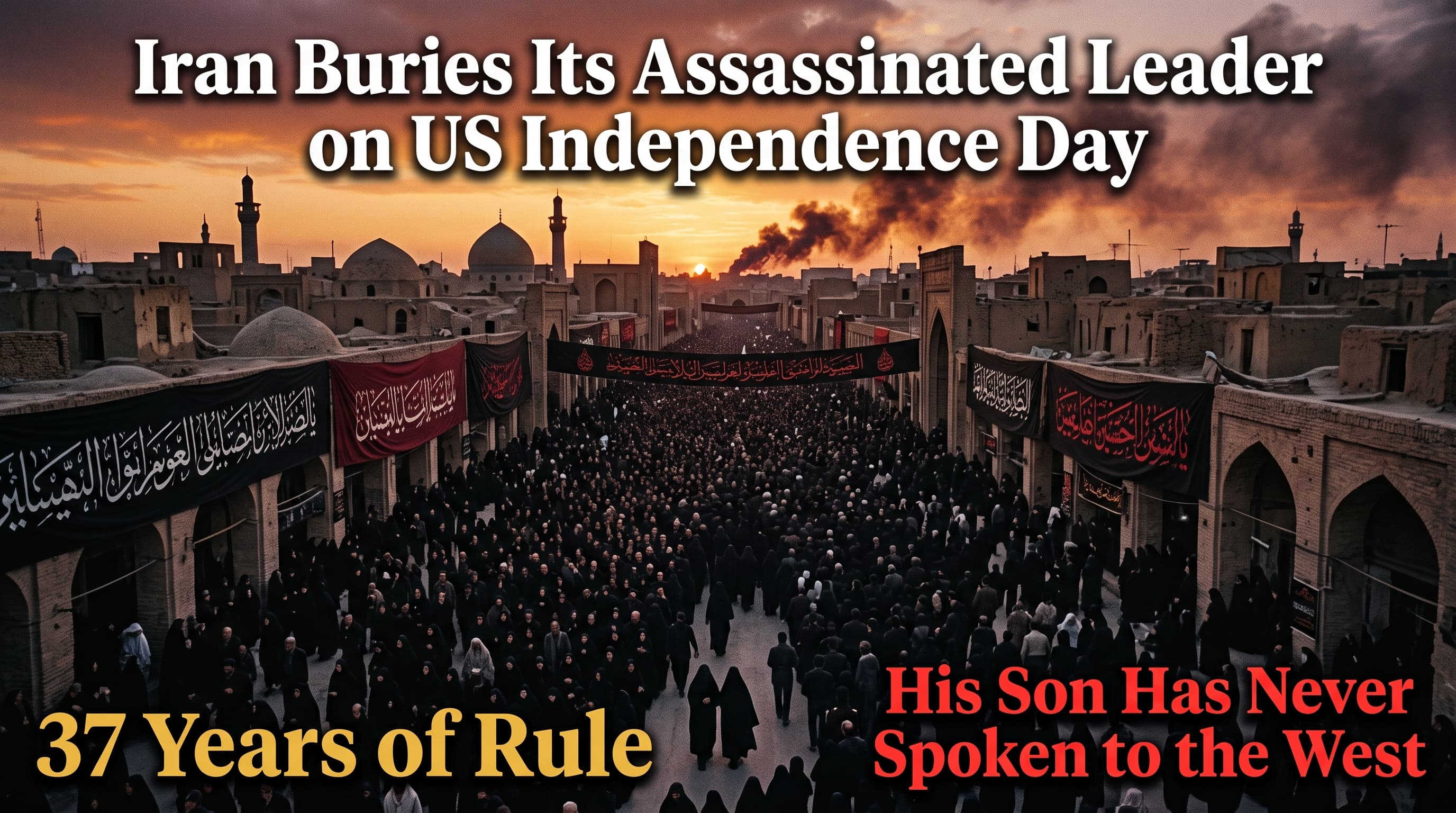 Iran's State Funeral Begins on US Independence Day. The Man Who Replaced Khamenei Has Never Spoken to the West.